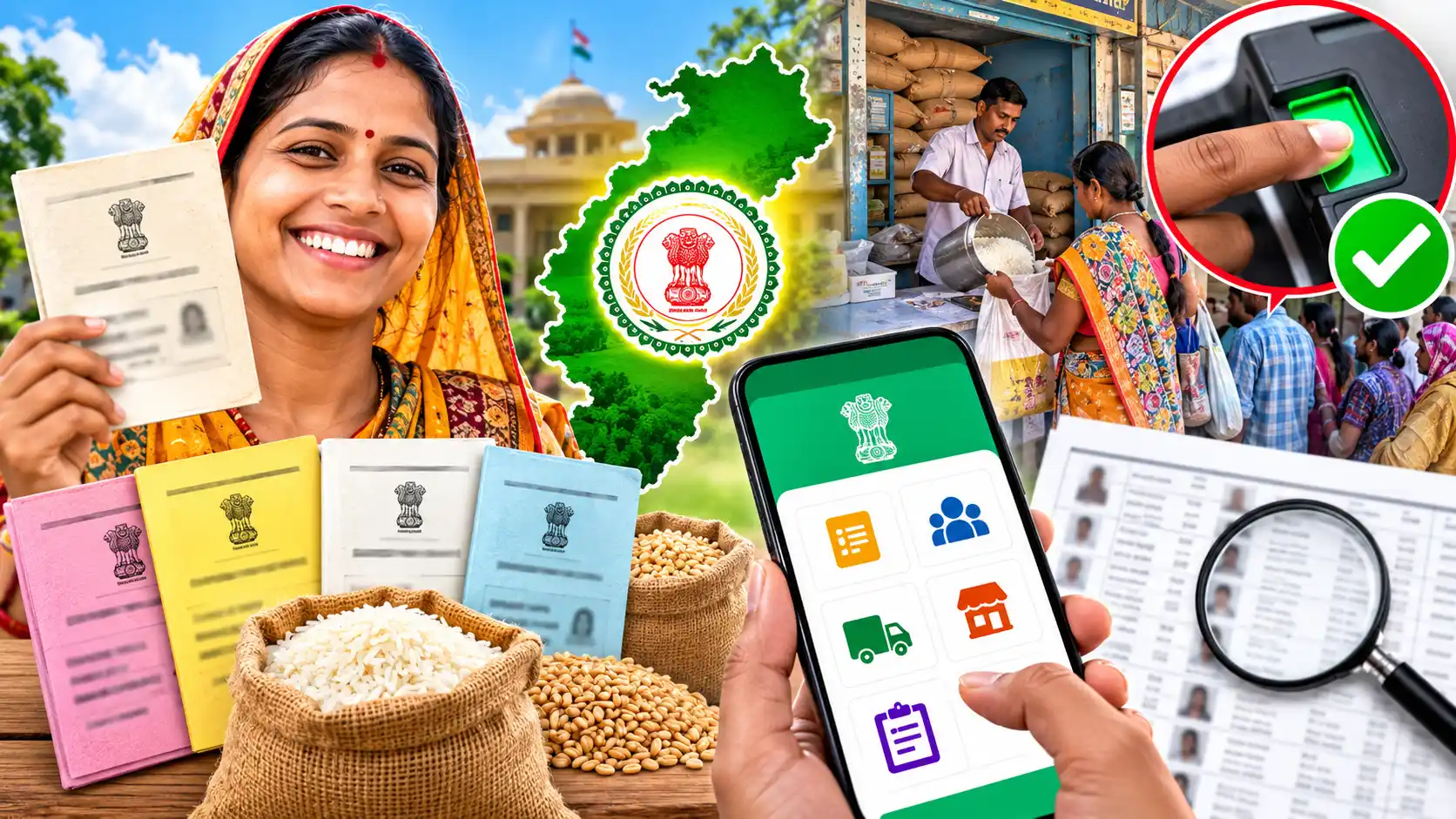 CG Khadya 2026: राशन कार्ड लिस्ट, PDS स्टेटस और eKYC पूरी गाइड