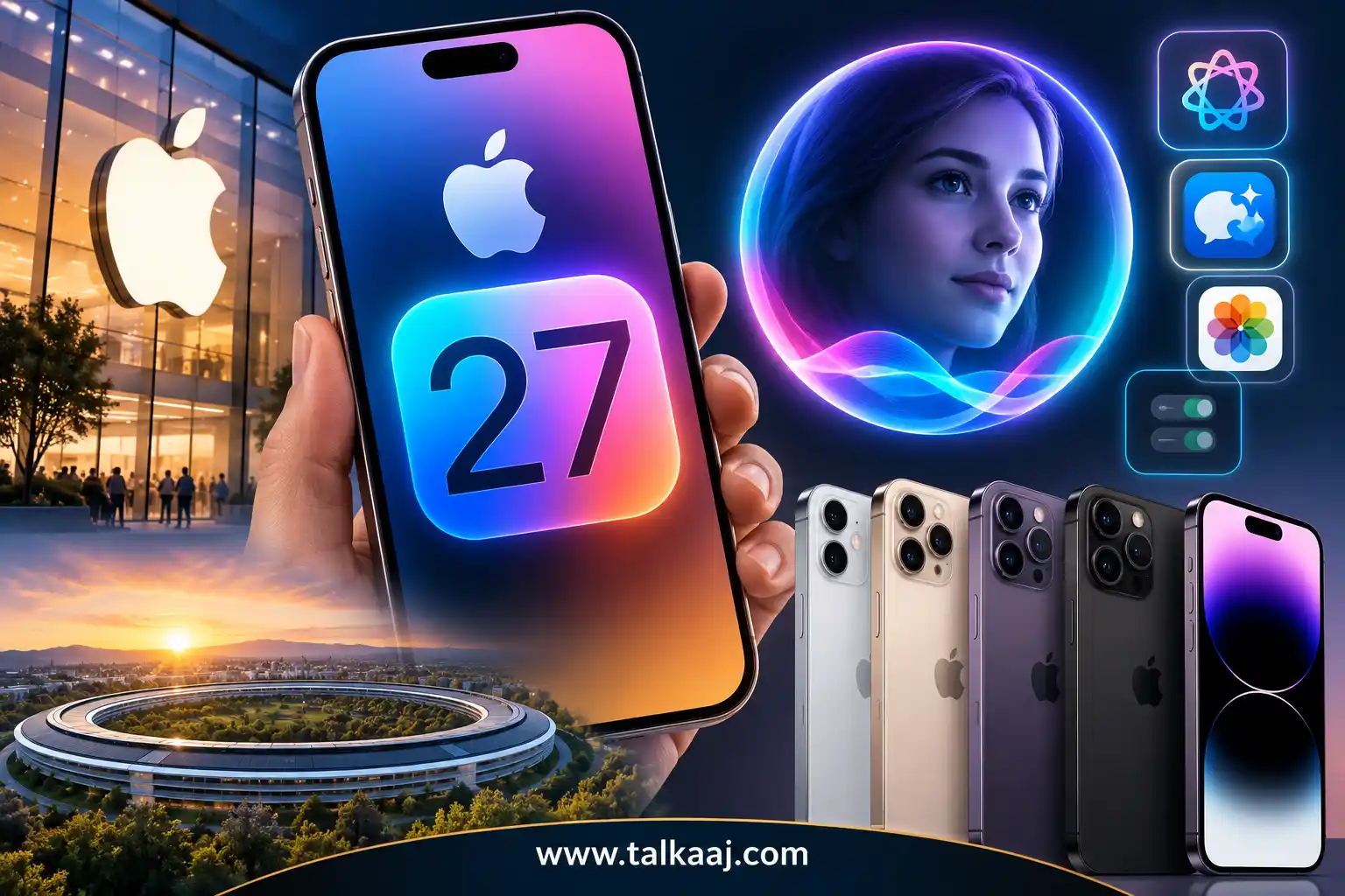 iOS 27 आज होगा रिलीज: नया Siri, AI फीचर्स और सपोर्टेड iPhone लिस्ट - पूरी जानकारी