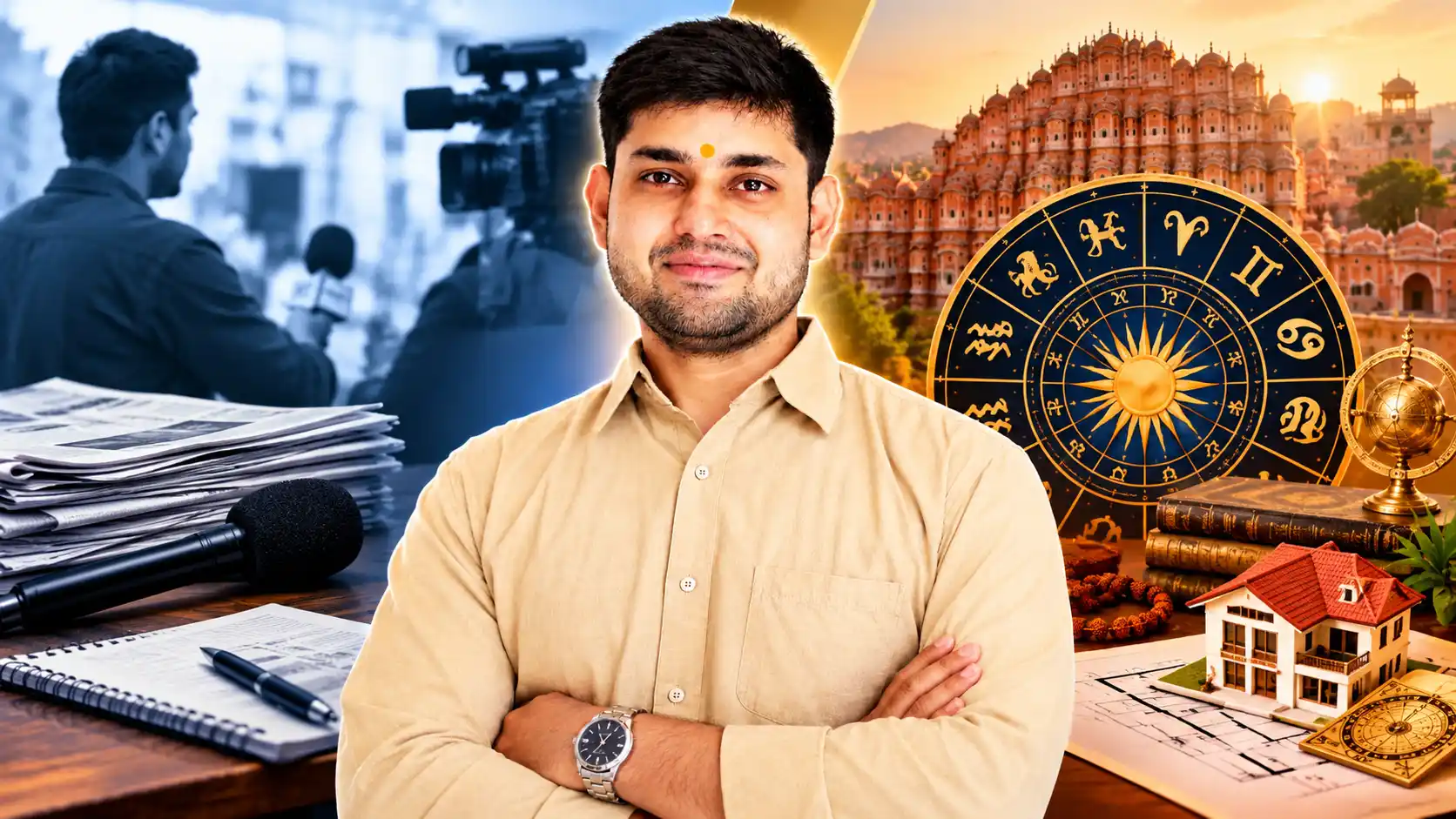 प्रयाग भास्कर: पत्रकारिता से ज्योतिष तक का सफर, जयपुर में दे रहे ज्योतिष और वास्तु परामर्श