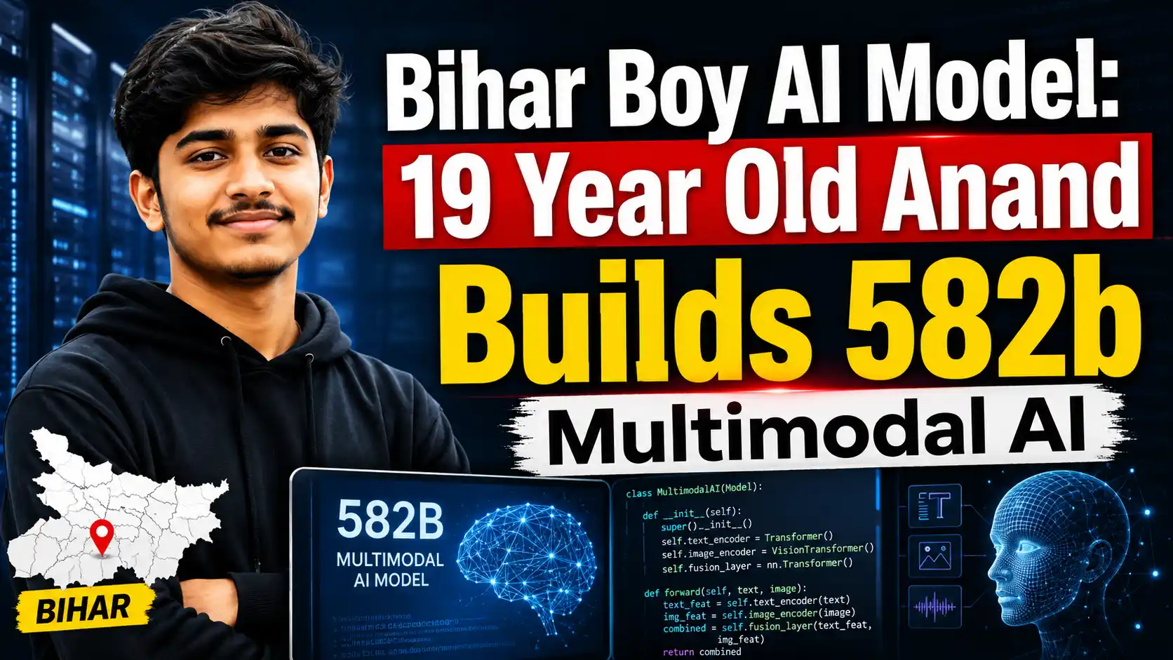 Bihar Boy Builds AI Model: 582B multimodal AI model